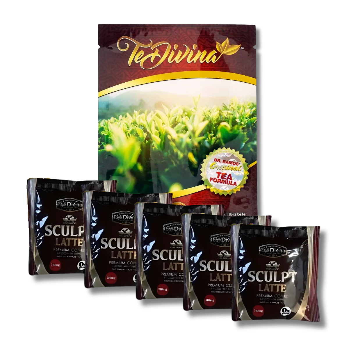Café con leche Te Divina &amp; Sculpt durante una semana